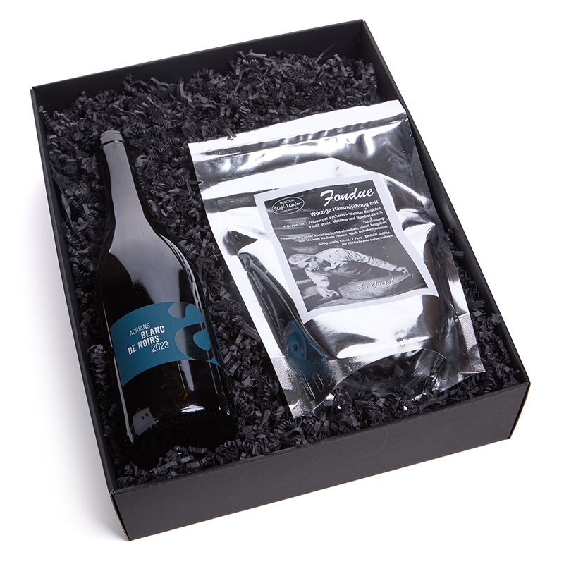 Geschenkkorb - Rolf Beeler Fondue (Verfügbar von Oktober bis März)