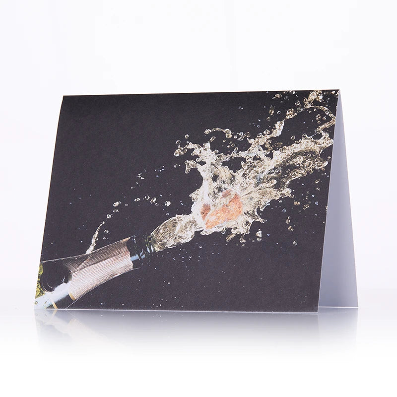 Carte de vœux : Champagne