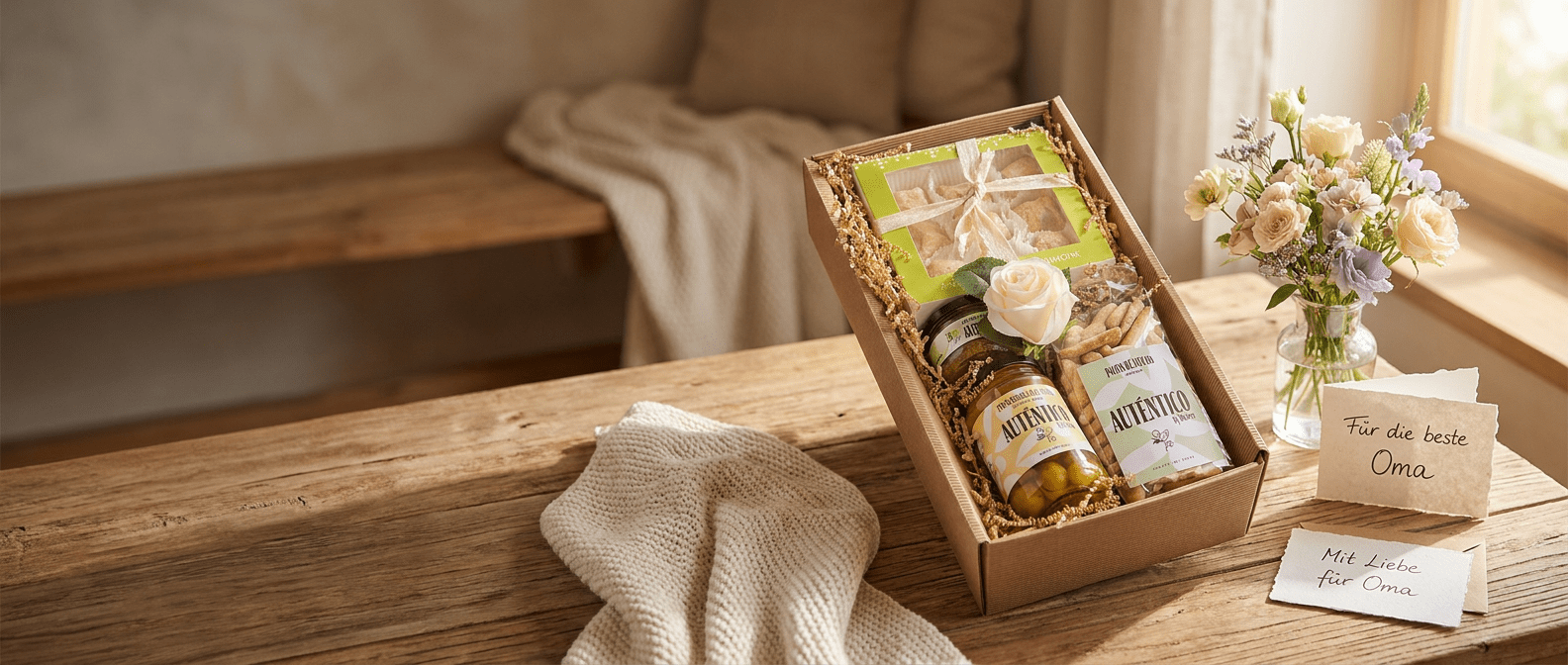 Geschenkkorb Grosseltern – Geschenke für Oma und Opa - Vicolo
