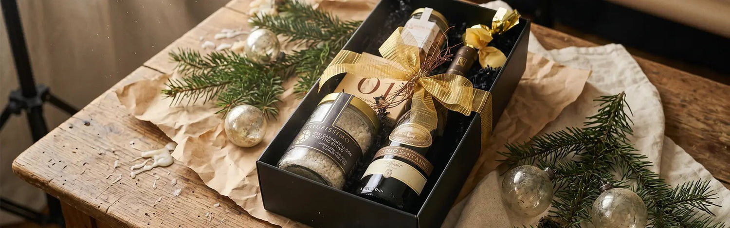Spezialitäten Geschenkkorb zu Weihnachten – genussvolle Festtage - Vicolo