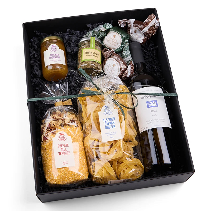 Geschenkkorb Tessiner Merlot