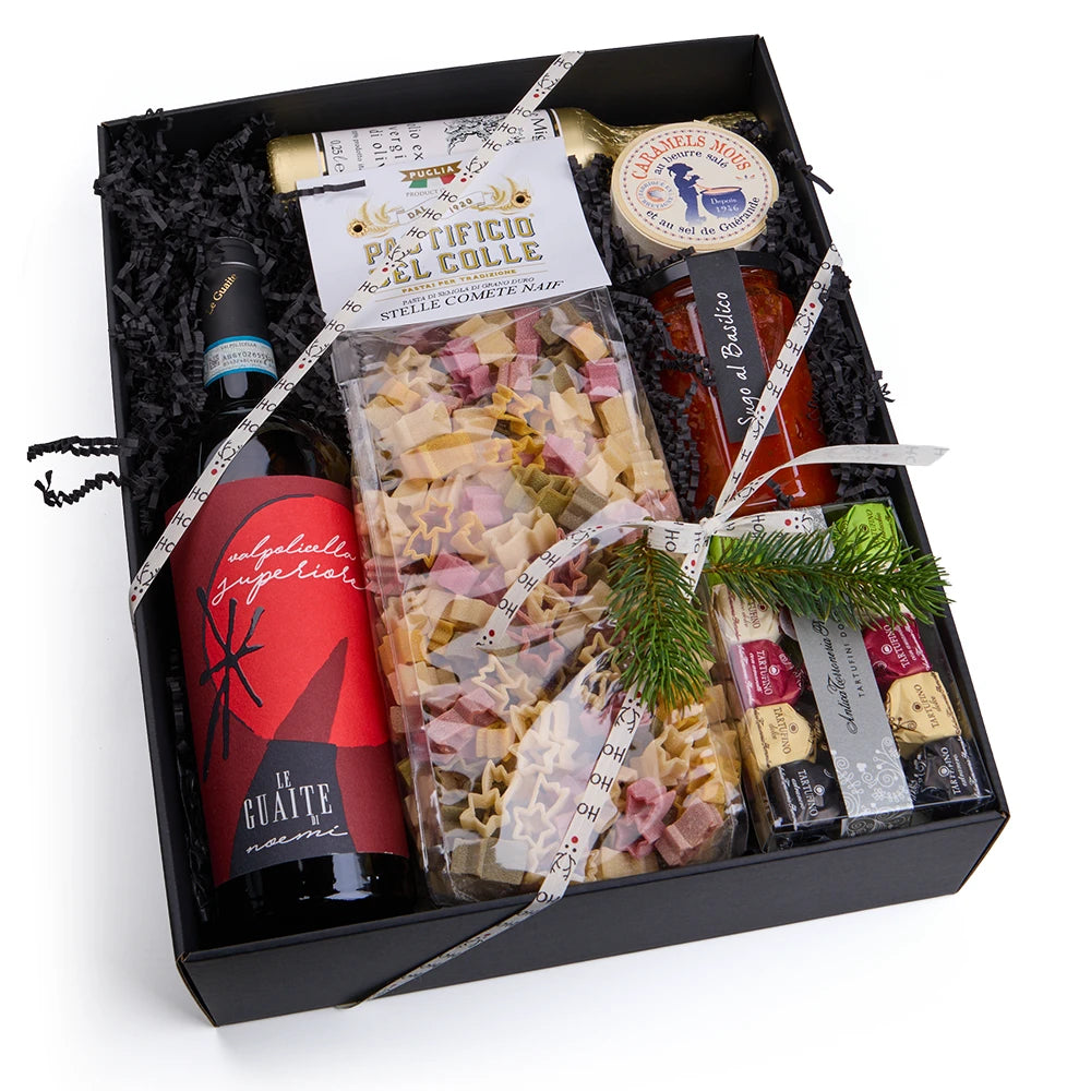 Valpolicella Geschenkbox mit Sternen-Pasta, Sugo &amp; Tartufi von Noemi Le Guaite