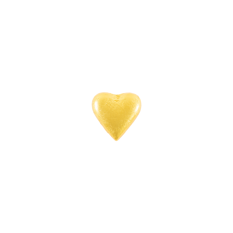 Chocolate heart gold
