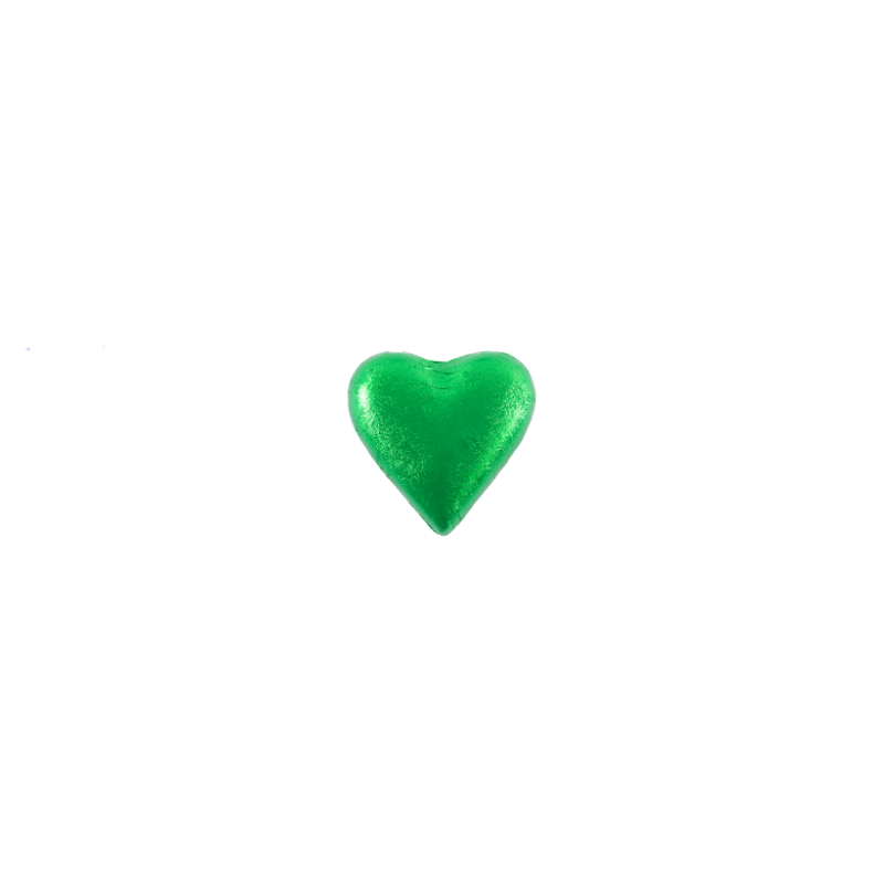 Chocolate heart fir green