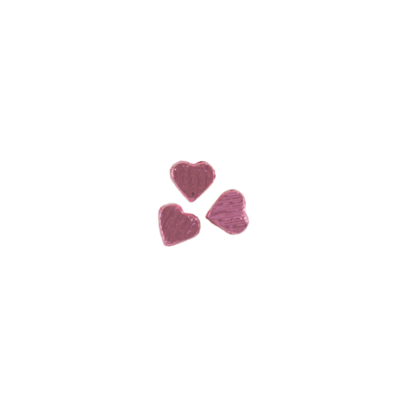 Chocolate heart pink
