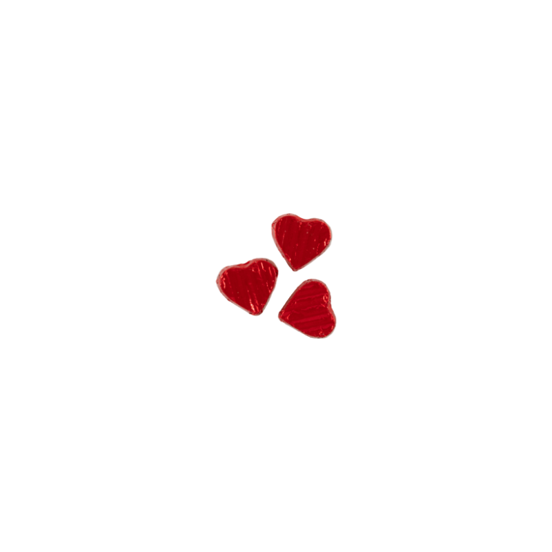Chocolate heart red