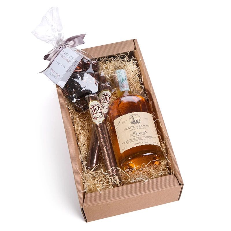 Geschenkbox - Grappa und Whisky