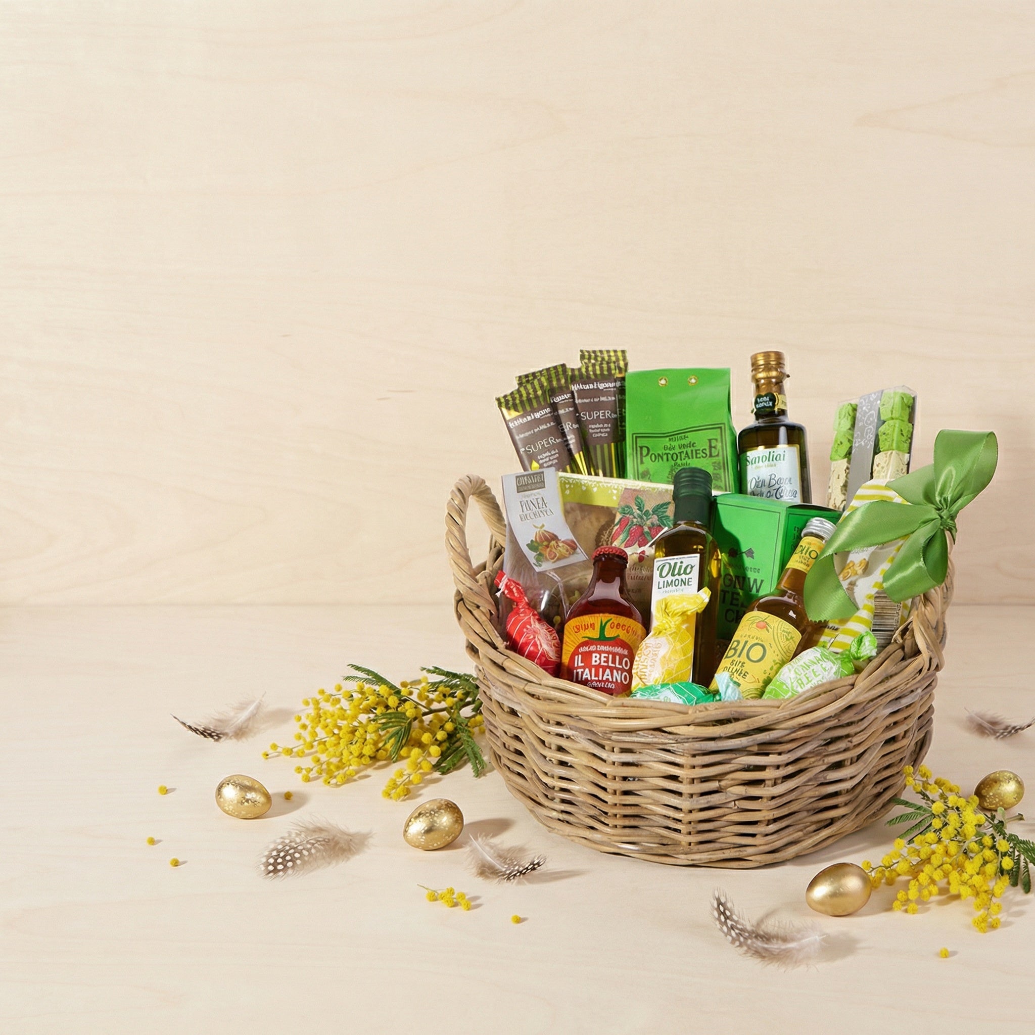 Premium Geschenkkorb mit italienischen Spezialitäten und Delikatessen als Geschenk