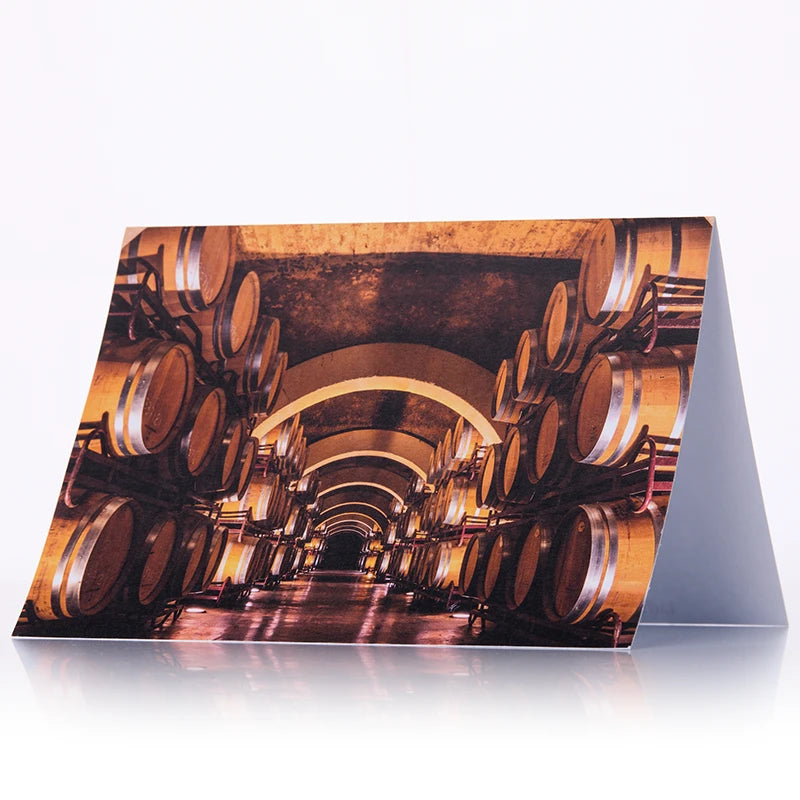 Greeting card: Wine cellar