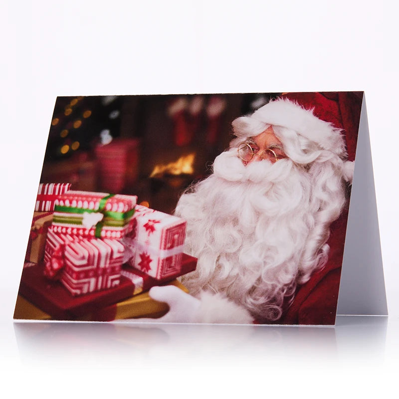 Grusskarte: Weihnachtsmann