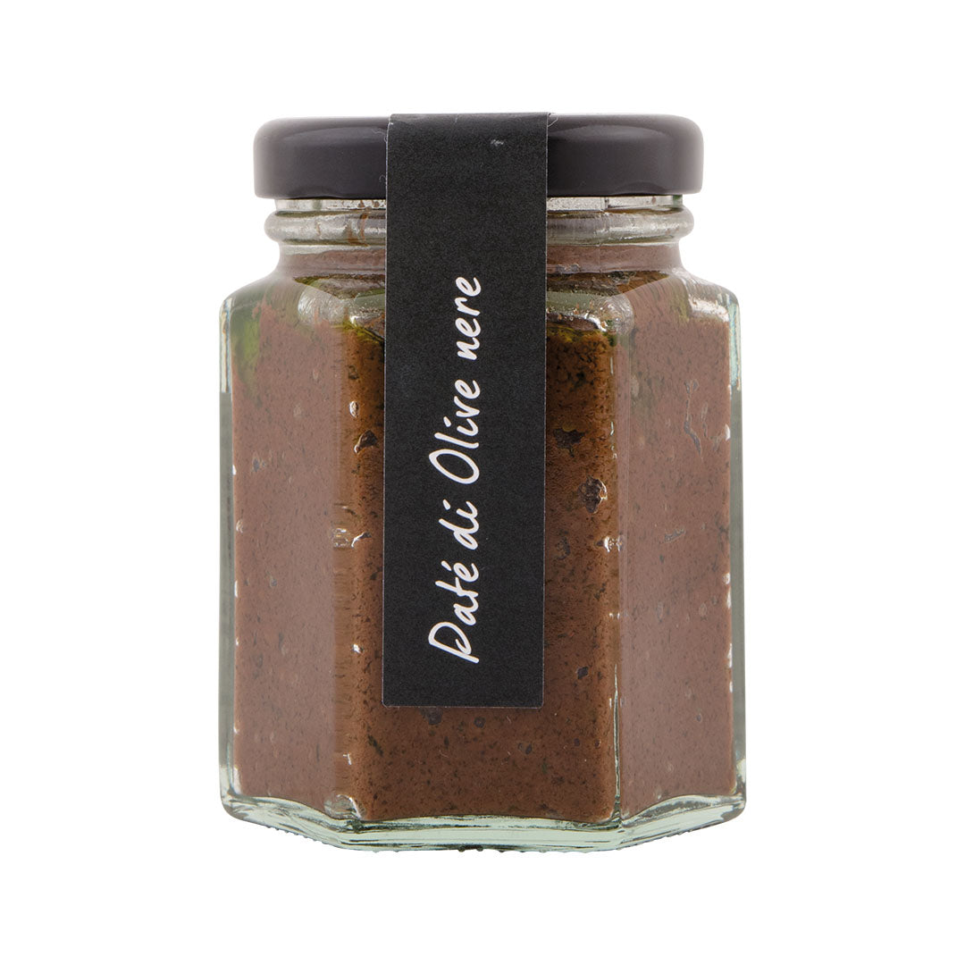 Paté aus schwarzen Oliven