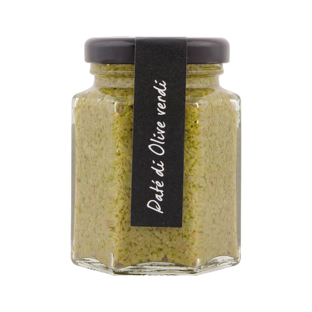 Paté aus grünen Oliven