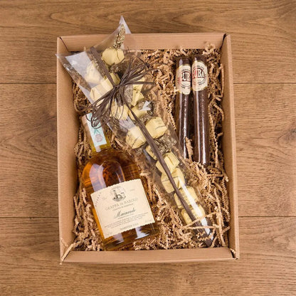 Geschenkbox - Grappa und Whisky - Geschenkkorb - Vicolo