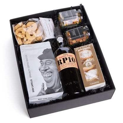 Geschenkbox - Portwein 10 Years - Geschenkkorb - Vicolo