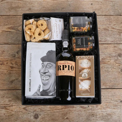 Geschenkbox - Portwein 10 Years - Geschenkkorb - Vicolo