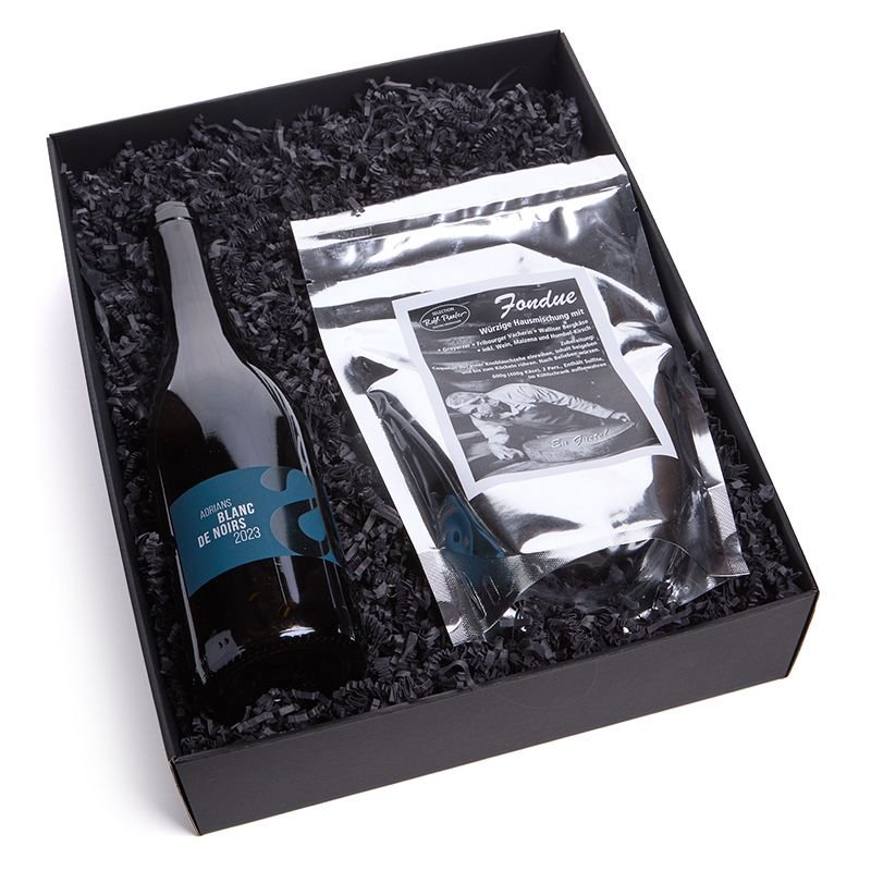 Geschenkkorb - Rolf Beeler Fondue (Verfügbar von Oktober bis März) - Themengeschenk > Weihnachten - Vicolo