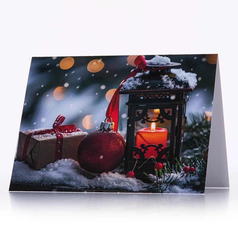 Grusskarte: Laterne - Gruskarte > Weihnachten - Vicolo