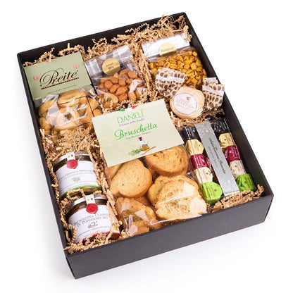 Home Office Snackbox mit Feinkost &amp; italienischen Delikatessen - Geschenkkorb - Vicolo