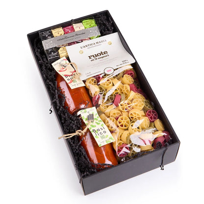 Italienische Pasta Geschenkbox – La Dolce Vita Genuss - Geschenkkorb - Vicolo