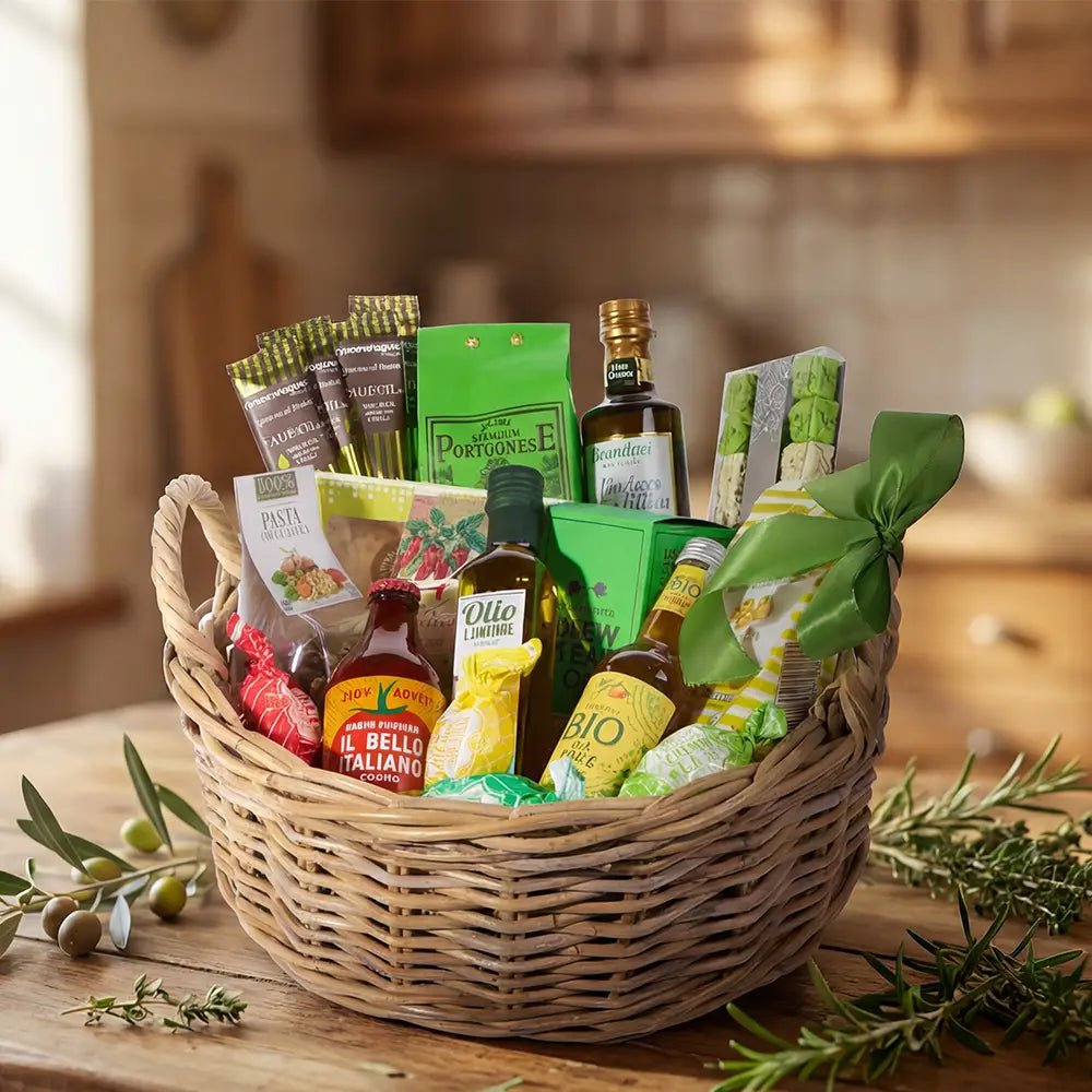 Italienischer Geschenkkorb mit Delikatessen – Premium Genusskorb - Geschenkkorb - Vicolo
