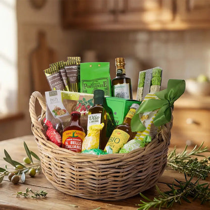 Italienischer Geschenkkorb mit Delikatessen – Premium Genusskorb - Geschenkkorb - Vicolo