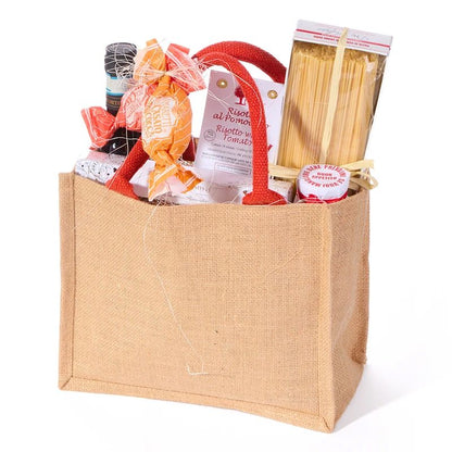 Jutetasche - Rosso - Themengeschenke > Jutetasche - Vicolo