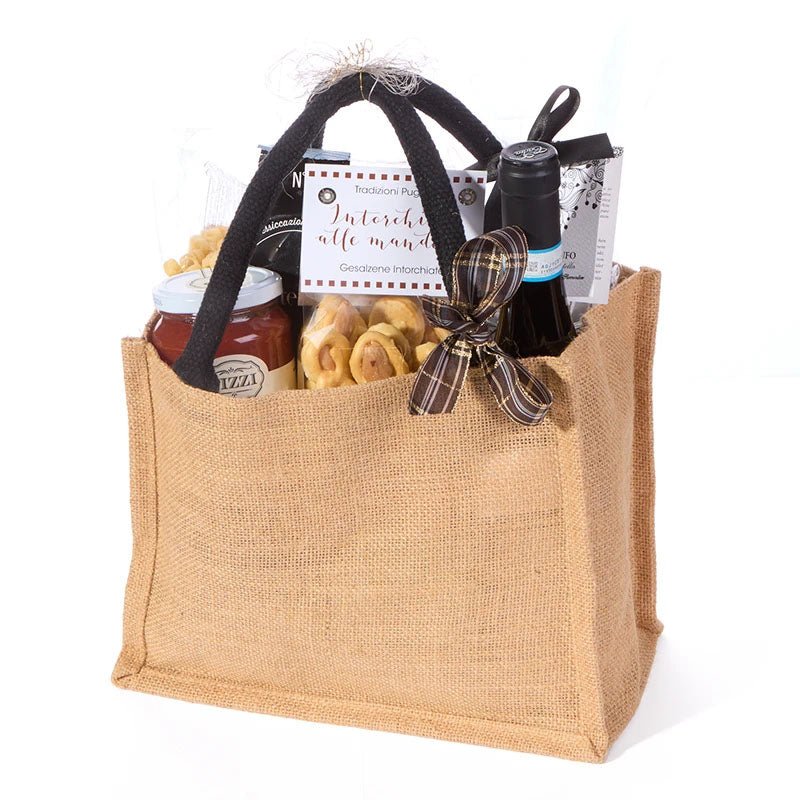 Jutetasche - Stracciatella - Themengeschenke > Jutetasche - Vicolo