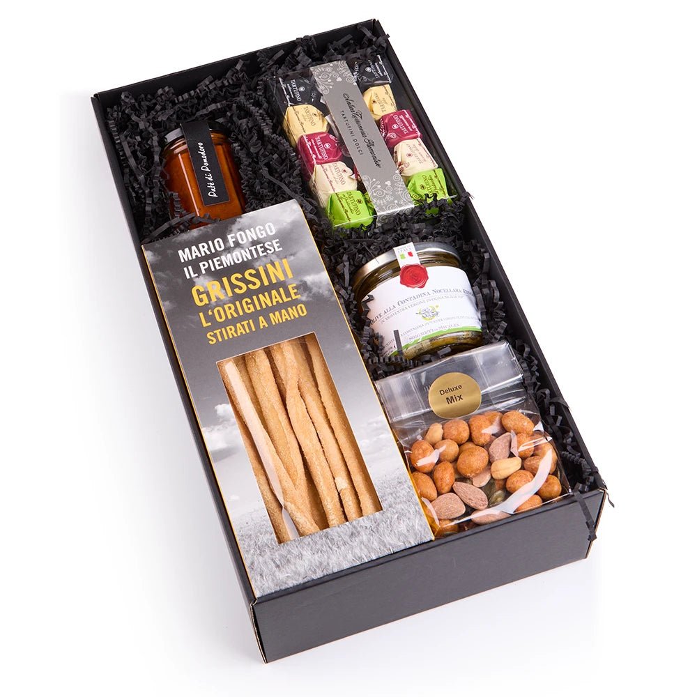 Kleines Jubiläum – Feinkost Geschenkbox - italienischen Spezialitäten - Geschenkkorb - Vicolo