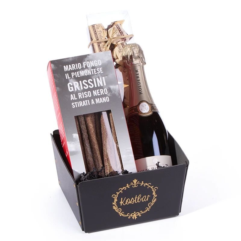 Kostbarbox - Champagner - Geschenkkorb - Vicolo