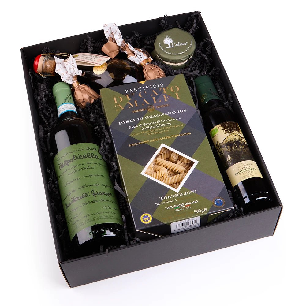 Quintarelli Geschenkset – Valpolicella Premium Rotwein - Geschenkkorb - Vicolo