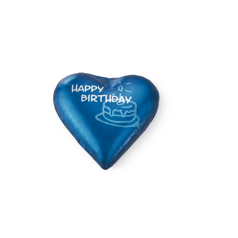 Schokoladen Herz "Happy Birthday" - Schokolade > Schokoladen Herzen - Vicolo