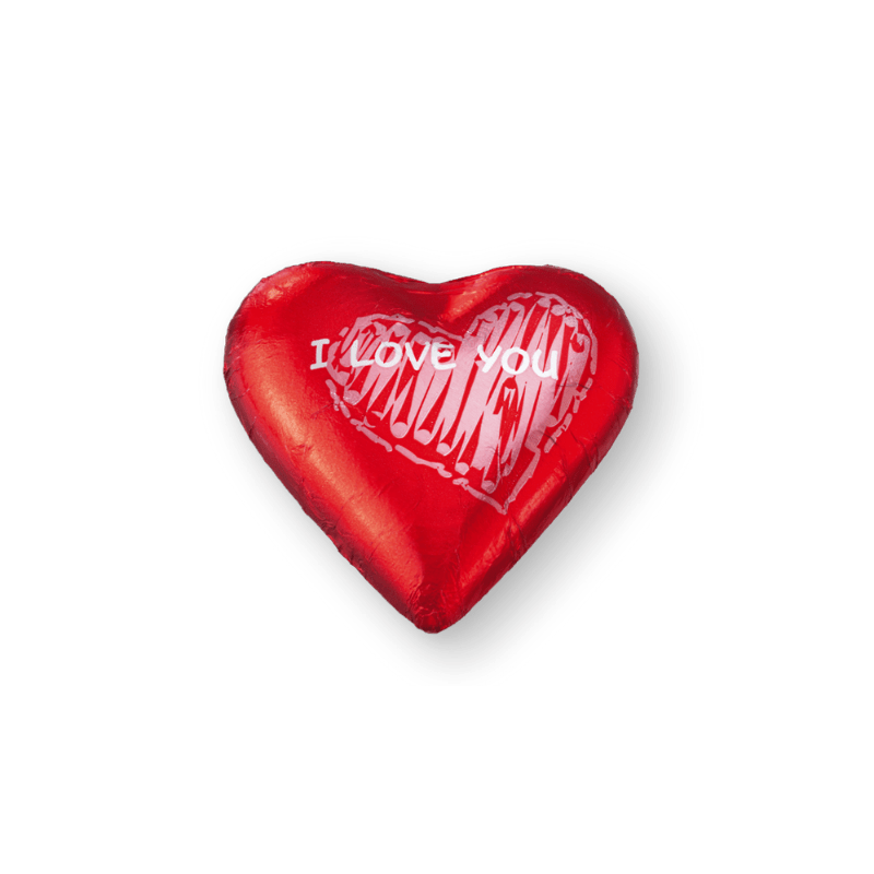 Schokoladen Herz "I LOVE YOU" - Schokolade > Schokoladen Herzen - Vicolo